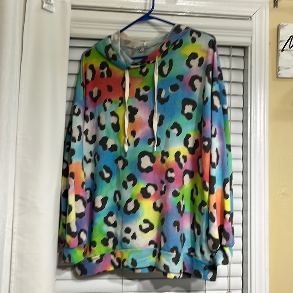 Hoodie leopard print xl by White Birch